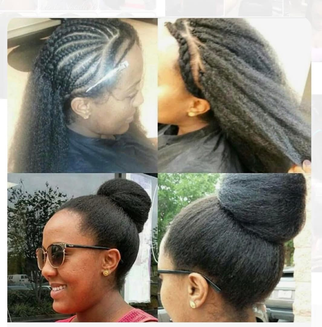3 Bundles Colour 1 Black Crochet Vixen Hair Braids