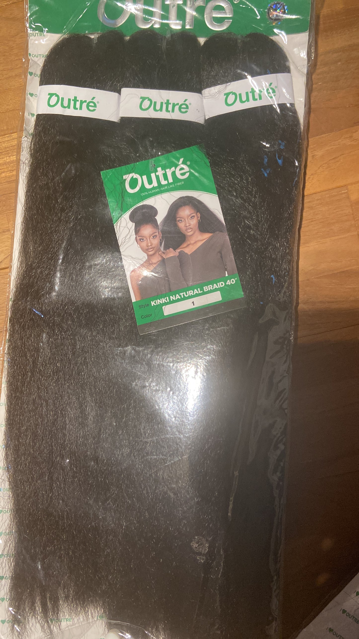 3 Bundles Colour 1 Black Crochet Vixen Hair Braids